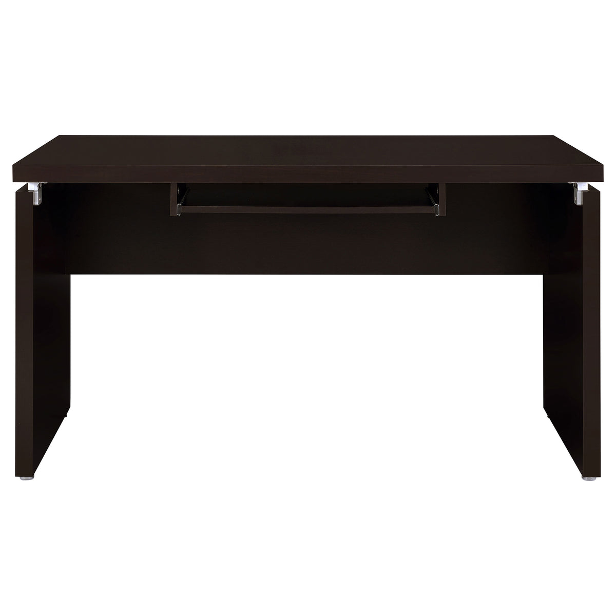 Skylar L-Shaped Desk, Computer Desk & Mobile File Cabinet - Cappuccino Home Office with Keyboard Tray – view 8
