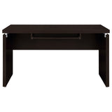 Skylar L-Shaped Desk, Computer Desk & Mobile File Cabinet - Cappuccino Home Office with Keyboard Tray – view 8