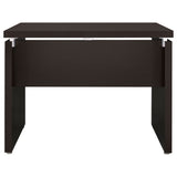 Skylar L-Shaped Desk, Computer Desk & Mobile File Cabinet - Cappuccino Home Office with Keyboard Tray – view 10