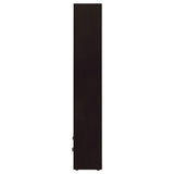 Skylar 71" Bookcase with Drawer - Cappuccino Finish with Adjustable Shelves – view 6
