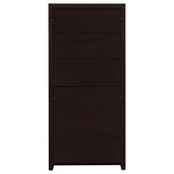 Skylar 71" Bookcase with Drawer - Cappuccino Finish with Adjustable Shelves – view 8