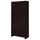 Skylar 71" Bookcase with Drawer - Cappuccino Finish with Adjustable Shelves – view 9