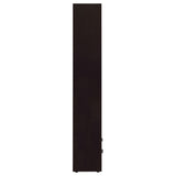 Skylar 71" Bookcase with Drawer - Cappuccino Finish with Adjustable Shelves – view 10
