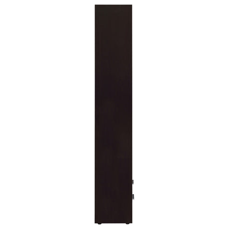 Skylar 71" Bookcase with Drawer - Cappuccino Finish with Adjustable Shelves – view 10