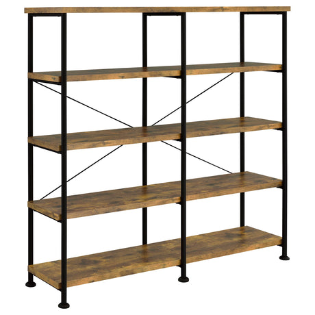 Analiese 63" 4-Shelf Bookshelf & Double Bookshelf - 60" Double Bookshelf