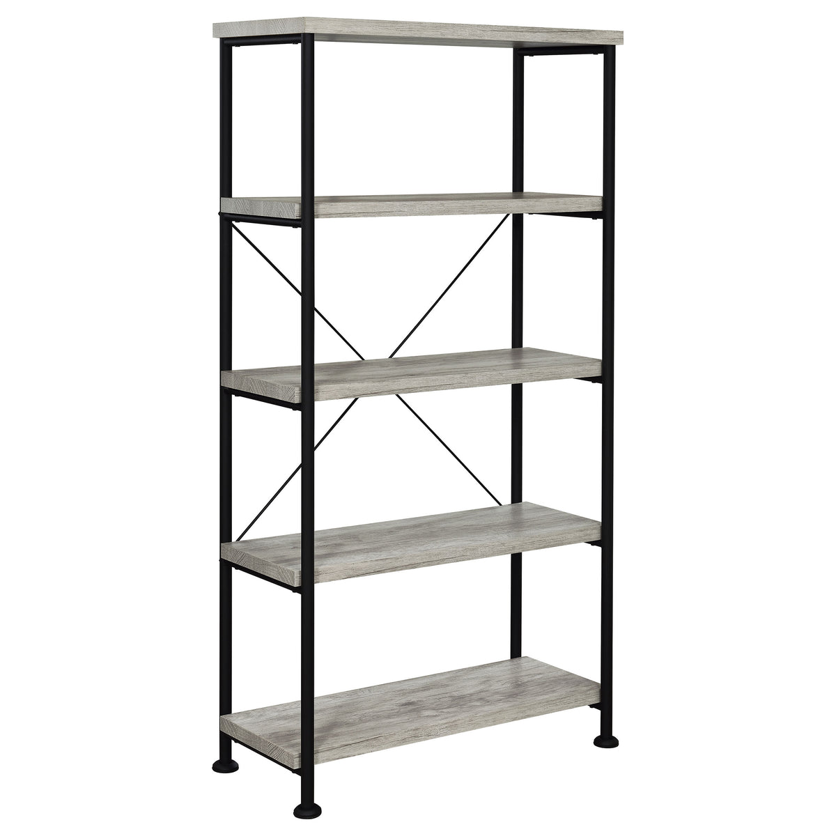 Analiese 63" 4-Shelf Bookshelf & Double Bookshelf - 31.5" Bookshelf