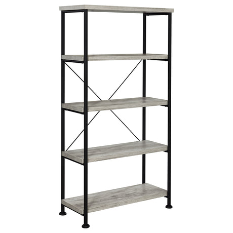 Analiese 63" 4-Shelf Bookshelf & Double Bookshelf - 31.5" Bookshelf