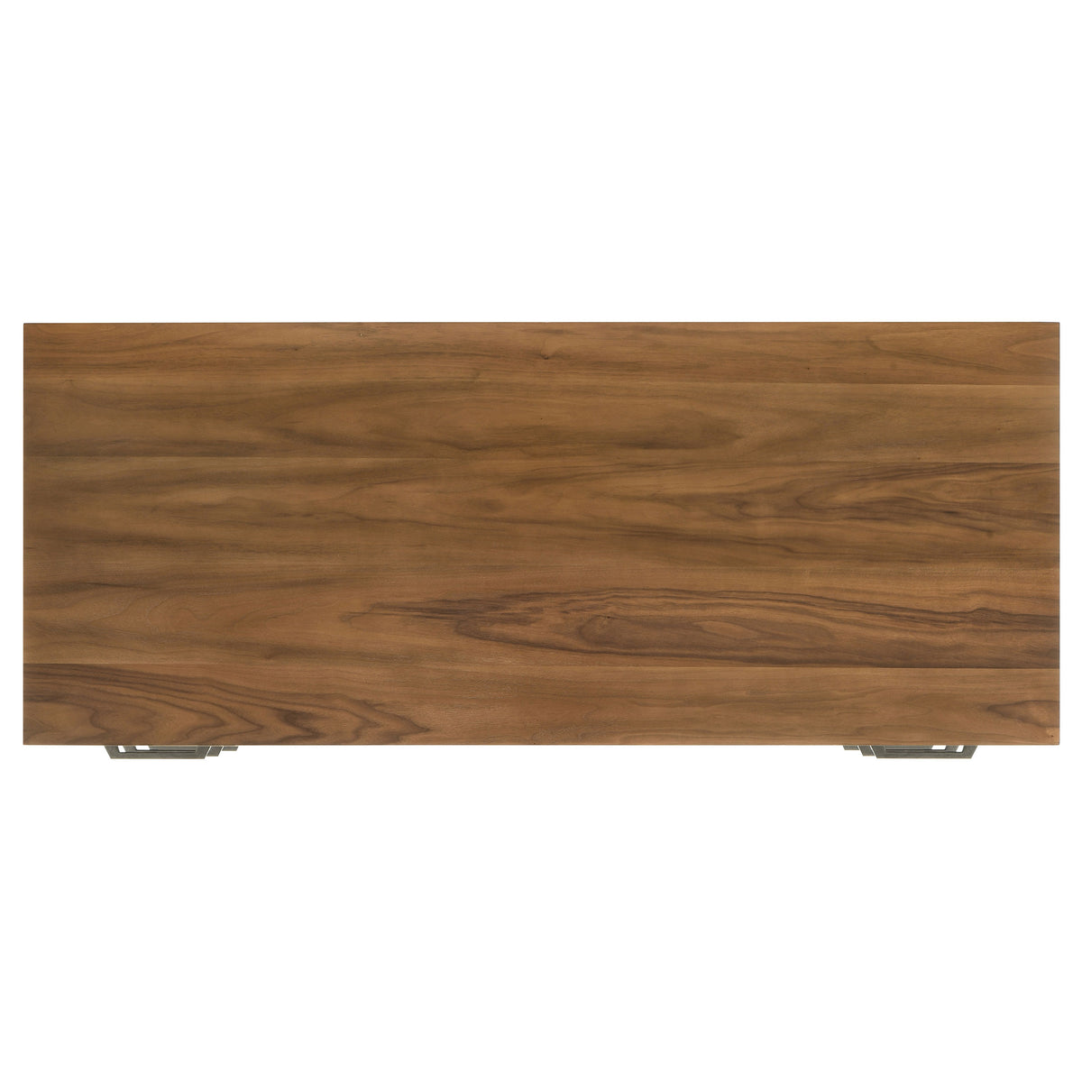 Berhalter 63" Double Pedestal Computer Desk - 6 Drawers with File Storage in Walnut & Black – view 11