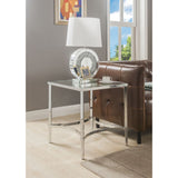 Petunia Mirrored End Table