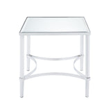Petunia Mirrored End Table