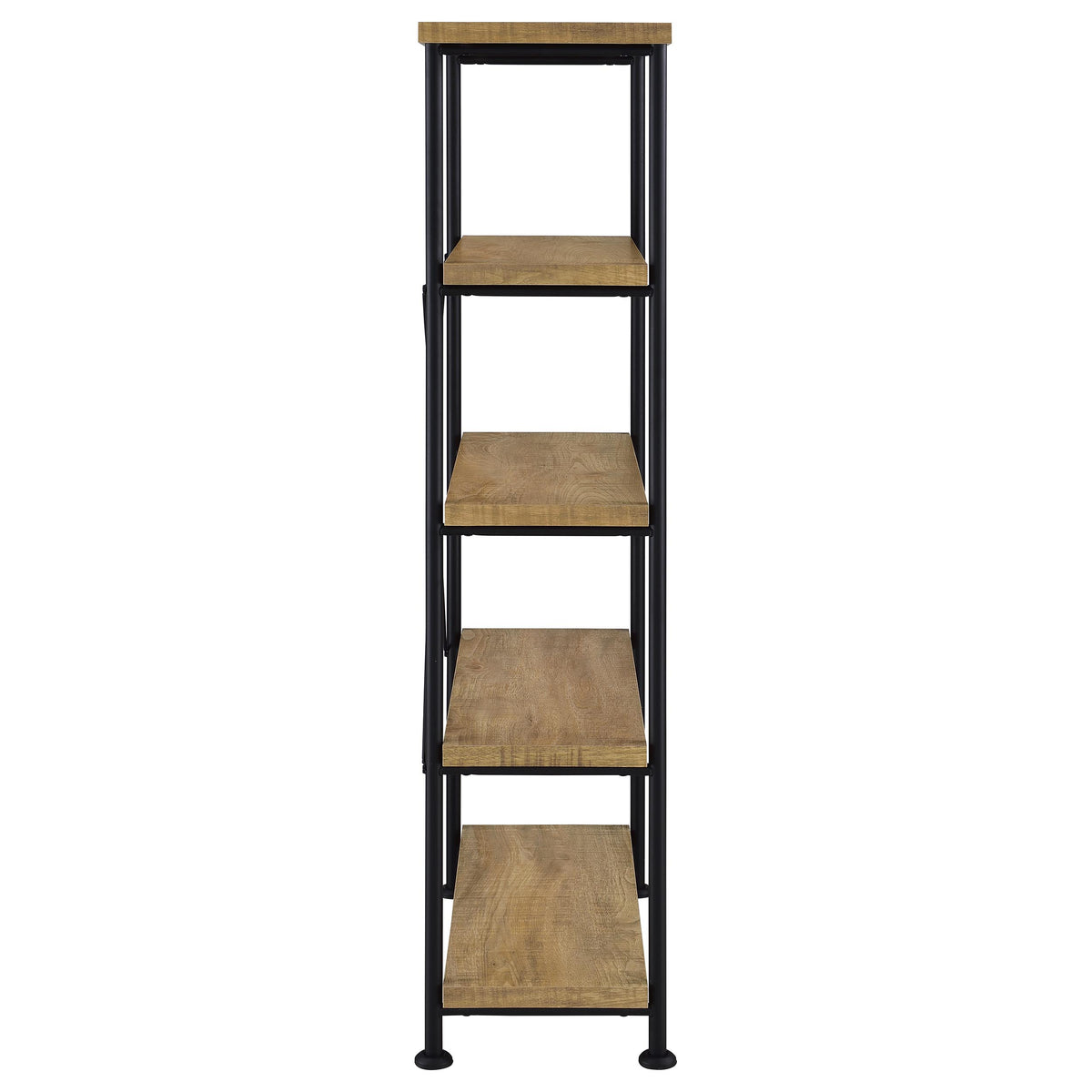 Analiese 47" Writing Desk & 63" Bookshelf - Rustic Mango Finish with Black Metal Frame – view 20