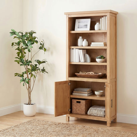 Vermes Home Office Collection - 72" Bookcase with Cabinet