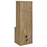 Westpark 3-Shelf Bookcase with USB Charging & Locking Drawer - Mango Finish, Single or 3-Piece Wall Unit – view 8