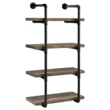 Elmcrest 24" 4-Shelf Wall Bookshelf