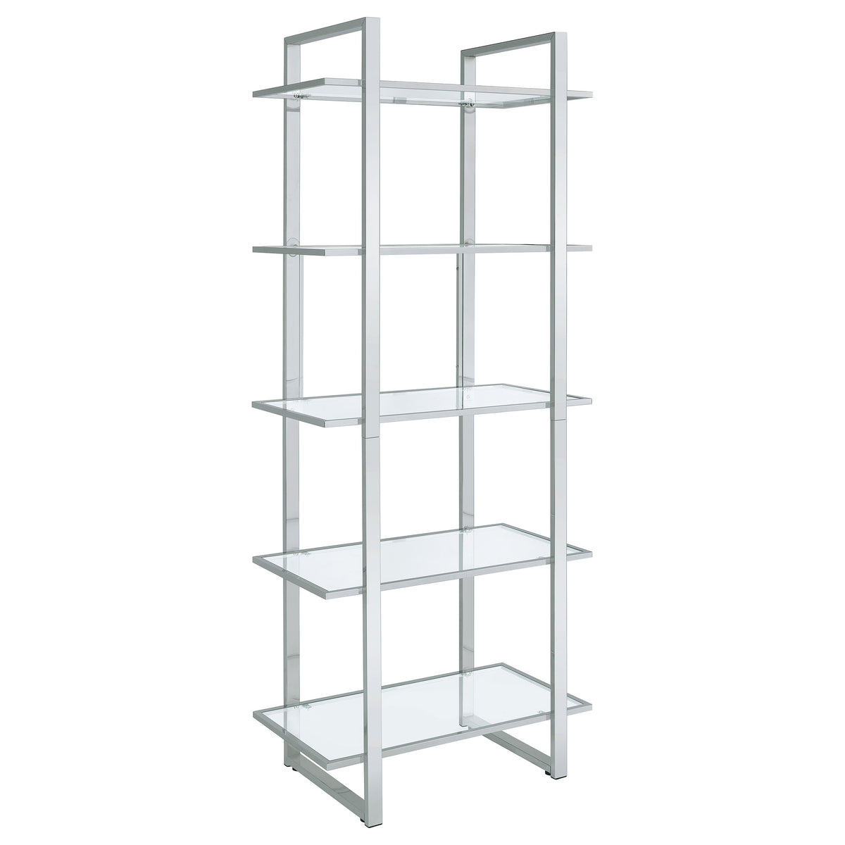 Hartford 79" Glass Bookshelf