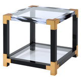 Lafty Glass Coffee Table & End Table