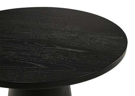 Terra 29" Round Pedestal Coffee Table - detail view