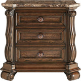 Belvedere 5-Piece Bedroom Set in Dark Cherry