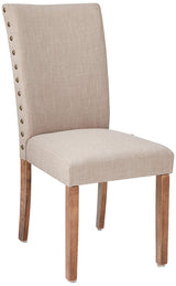 Transitional Linen 5 Pcs Dining Set - angle view