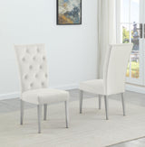 Lexington Round 5-Piece Dining Set with 4 Velvet Upholstered Chairs, 44" or 52" Dining Table in… - room setting