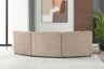 Sullessa Modern Modular Armless Living Room Chair in Camel - front view