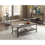 Gorden Industrial TV Stand & Caster Coffee Table
