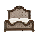 Belvedere 86" Eastern King Platform Wood Bed Frame - detail view