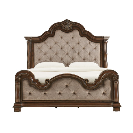 Belvedere 70" Queen Platform Wood Bed Frame - detail view