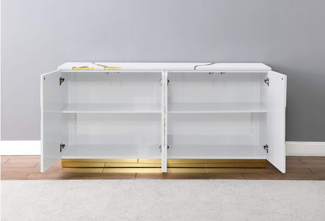 Taylor New Sideboard in White - detail view