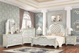 Destiny Pearl White Bedroom Set — Queen & King — collection view; check selected pieces