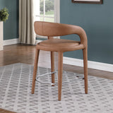 Conan Counter Stool in Brown - front view