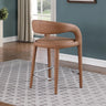 Conan Counter Stool in Brown - front view