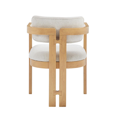 Tappelle Mid-Century Modern Dining Arm Chair - room setting