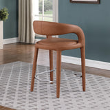 Conan Counter Stool in Cognac - front view
