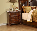 Bessy 32" Traditional 3-Drawer Bedroom Nightstand - front view