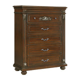 Isabella Cherry Oak Bedroom Set — Queen & King — product view 7