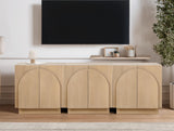 Questa 2-Door Cabinet in Light Oak
