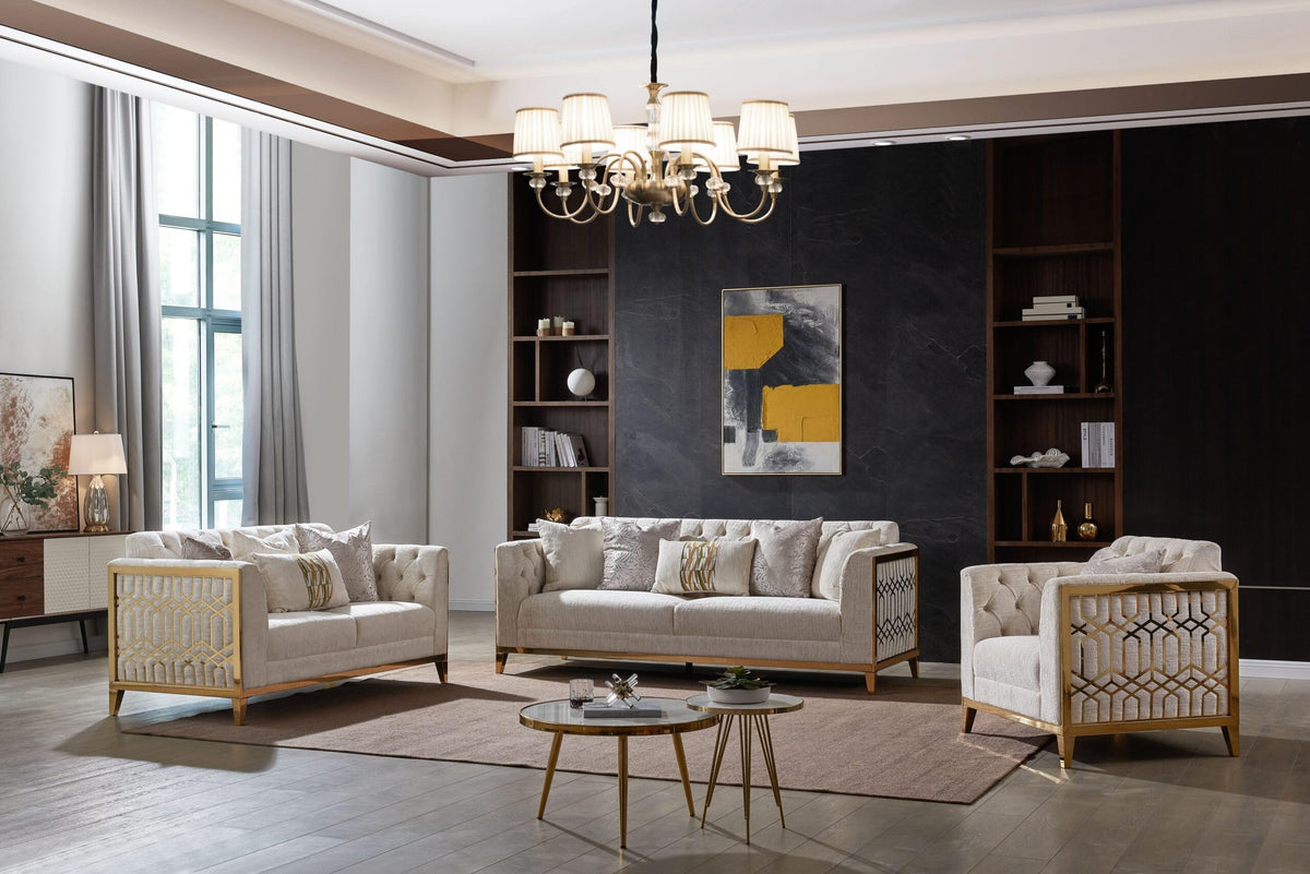 Stella Gray Sofa & Loveseat Set — product view 4