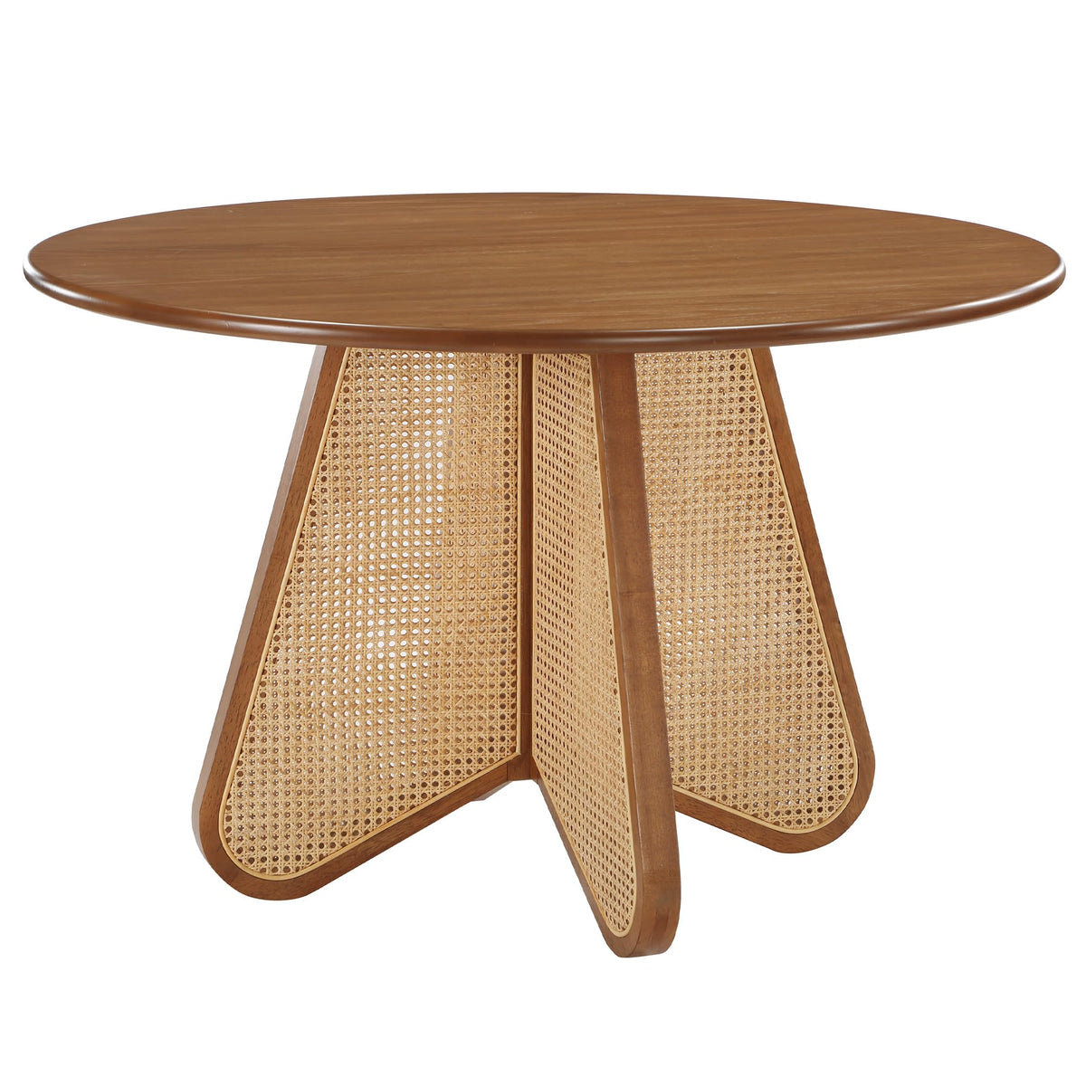 Linh Round Dining Table in Walnut