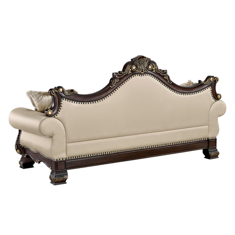 Tlerra Victorian Classic Living Room Sofa - detail view