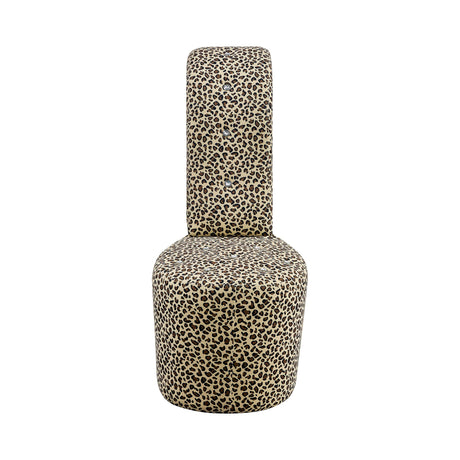 Tristam 40" Modern Glam High Heel Lounge Chair - detail view