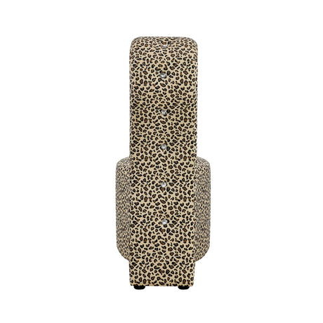 Tristam 40" Modern Glam High Heel Lounge Chair - room setting