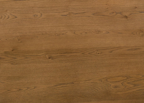 Terra 59" Transitional Round Dining Table with Pedestal Base in Walnut - room setting