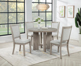 Timbria Transitional Dining Chairs with Cushioned Seat and Back - room setting
