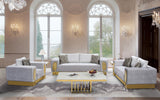 Megan Gray Sofa & Loveseat Set — product view 4