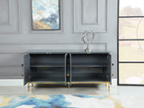 Tamari High Gloss Sideboard in Grey
