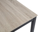 Yvonne 48" Transitional Rectangle Dining Table - detail view