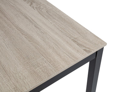 Yvonne 48" Transitional Rectangle Dining Table - detail view