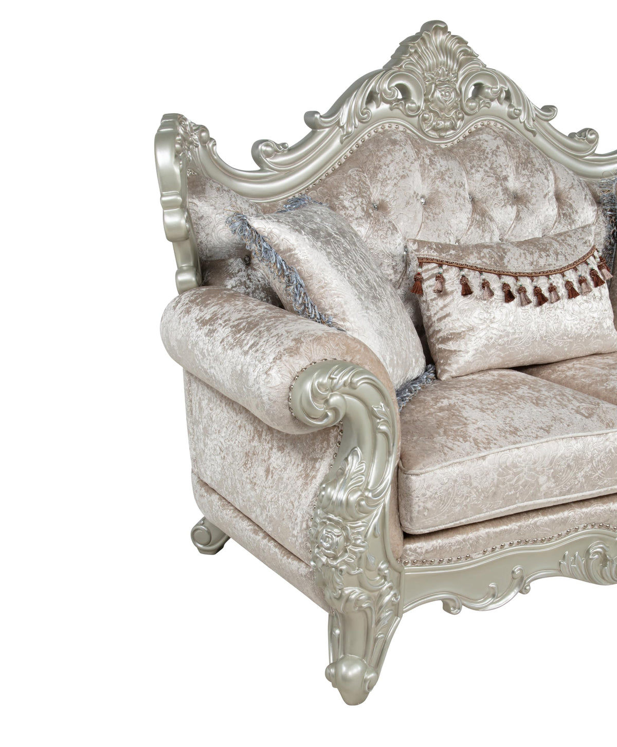 Tlerra Victorian Classic Living Room Sofa - angle view