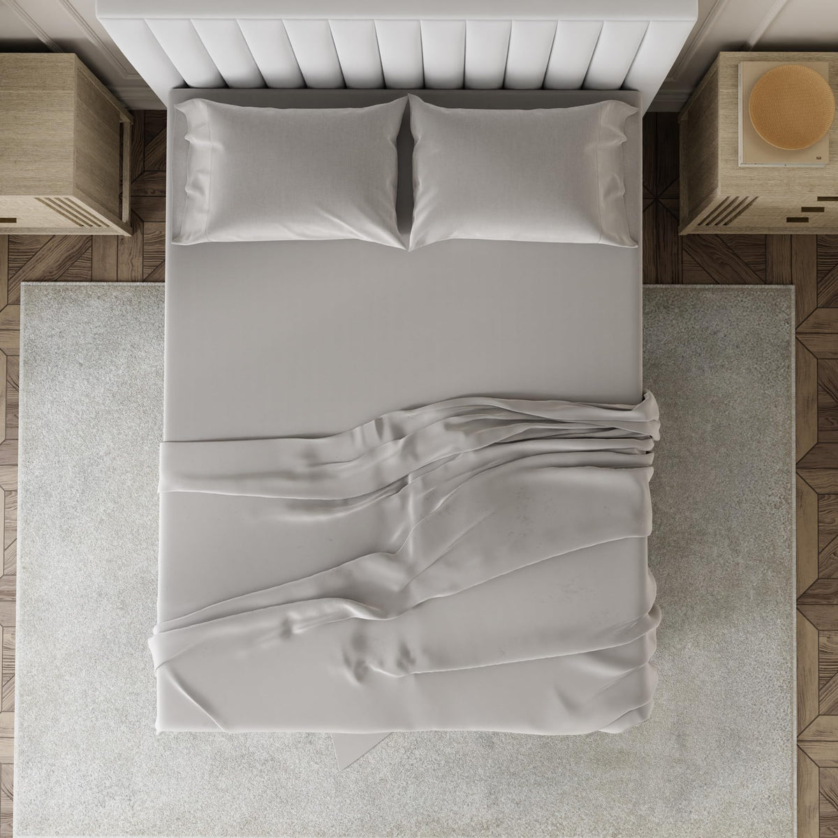 Tencel Sheet Set for Adjustable Beds - 300 Thread Count, 18" Deep Pockets – image 2